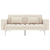 Thumbnail for Schlafsofa Creme Stoff