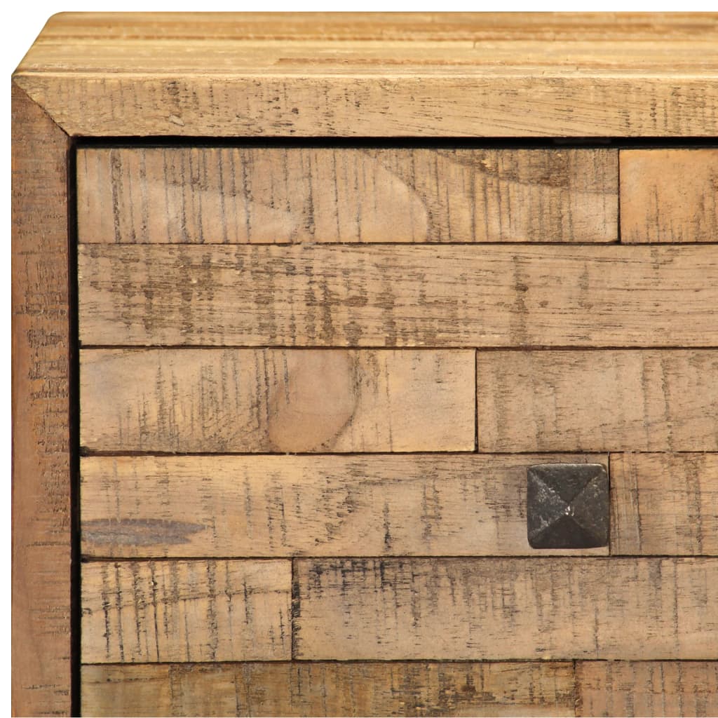 Sideboard-Set 2-tlg. Recyceltes Teakholz