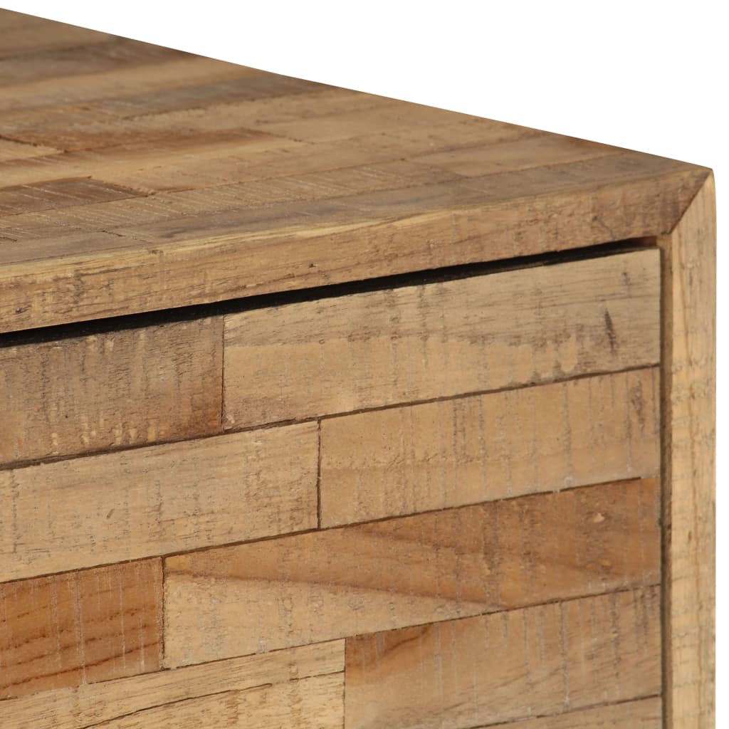 Sideboard-Set 2-tlg. Recyceltes Teakholz