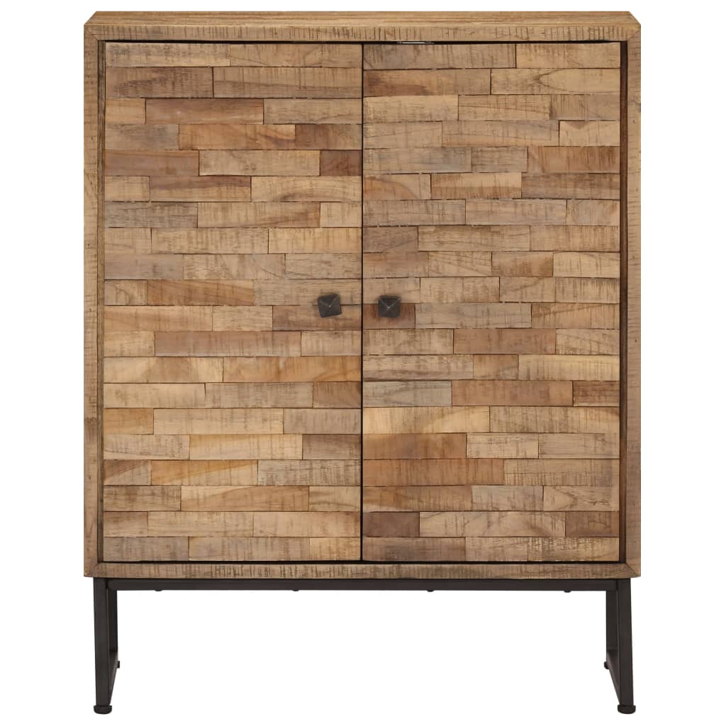 Sideboard-Set 2-tlg. Recyceltes Teakholz