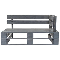 Thumbnail for Garten-Palettensofa mit Roten Kissen Kiefernholz