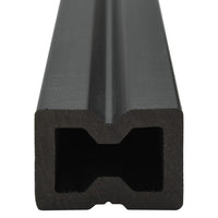 Thumbnail for WPC Hohlkammer Terrassendielen mit Zubehör 16 m² 2,2 m Teak