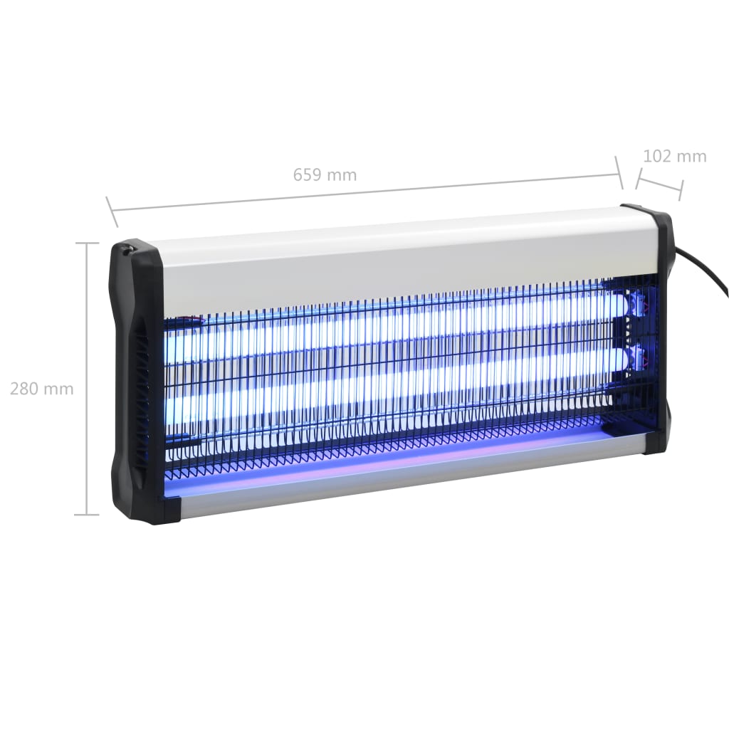 Insektenvernichter Schwarz Aluminium ABS 40 W