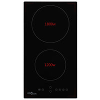 Thumbnail for Glaskeramik-Kochfeld mit 2 Platten Touch-Bedienfeld 3000 W