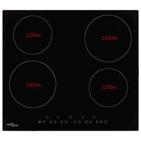 Thumbnail for Glaskeramik-Kochfeld mit 4 Platten Touch-Bedienfeld 6000 W