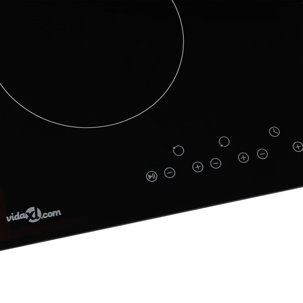 Glaskeramik-Kochfeld mit 4 Platten Touch-Bedienfeld 6000 W