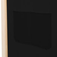 Thumbnail for 4-teiliger Raumteiler Schwarz 160 x 170 x 4 cm Stoff
