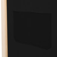 Thumbnail for 5-teiliger Raumteiler Schwarz 200 x 170 x 4 cm Stoff