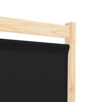 Thumbnail for 6-teiliger Raumteiler Schwarz 240 x 170 x 4 cm Stoff