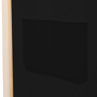 Thumbnail for 6-teiliger Raumteiler Schwarz 240 x 170 x 4 cm Stoff
