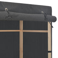 Thumbnail for 3-stufiger Kleiderschrank Grau 110 x 40 x 170 cm Stoff