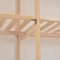 Thumbnail for Kleiderschrank Weiß 200 x 40 x 170 cm Stoff
