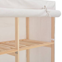 Thumbnail for Kleiderschrank Weiß 200 x 40 x 170 cm Stoff