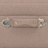 Thumbnail for Hocker mit Stauraum 40 cm Braun Stoff