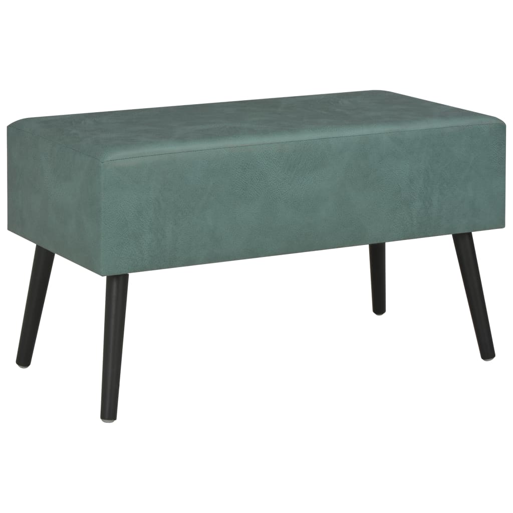Couchtisch Meeresgrün 80 x 40 x 46 cm Kunstleder