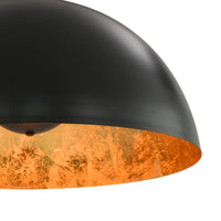 Thumbnail for Deckenleuchten 2 Stk. Schwarz und Gold Halbkugelförmig 50cm E27
