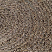 Thumbnail for Teppich Handgefertigt Jute Rund 90 cm Grau