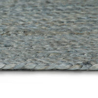 Thumbnail for Teppich Handgefertigt Jute Rund 90 cm Olivgrün