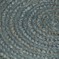 Thumbnail for Teppich Handgefertigt Jute Rund 90 cm Olivgrün