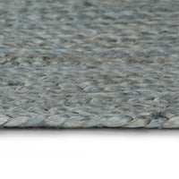 Thumbnail for Teppich Handgefertigt Jute Rund 120 cm Olivgrün