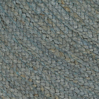 Thumbnail for Teppich Handgefertigt Jute Rund 150 cm Olivgrün