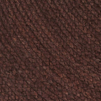 Thumbnail for Teppich Handgefertigt Jute Rund 90 cm Braun