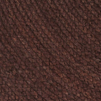 Thumbnail for Teppich Handgefertigt Jute Rund 150 cm Braun