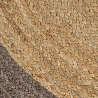 Thumbnail for Teppich Handgefertigt Jute mit Grauem Rand 150 cm