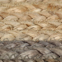 Thumbnail for Teppich Handgefertigt Jute mit Grauem Rand 150 cm