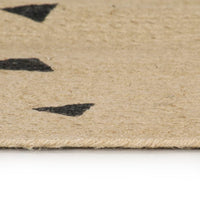 Thumbnail for Teppich Handgefertigt Jute mit Dreiecksmuster 120 cm