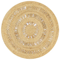 Thumbnail for Teppich Handgefertigt Jute Geflochten 90 cm