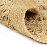 Thumbnail for Teppich Handgefertigt Jute Geflochten 90 cm