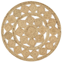 Thumbnail for Teppich Handgefertigt Jute Geflochten 150 cm