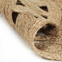 Thumbnail for Teppich Handgefertigt Jute Geflochten 150 cm