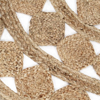 Thumbnail for Teppich Handgefertigt Jute Geflochten 150 cm