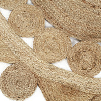 Thumbnail for Teppich Handgefertigt Jute Geflochten 120 cm