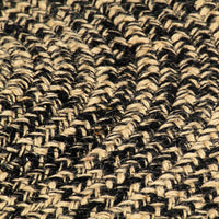 Thumbnail for Teppich Handgefertigt Jute Schwarz und Natur 150 cm