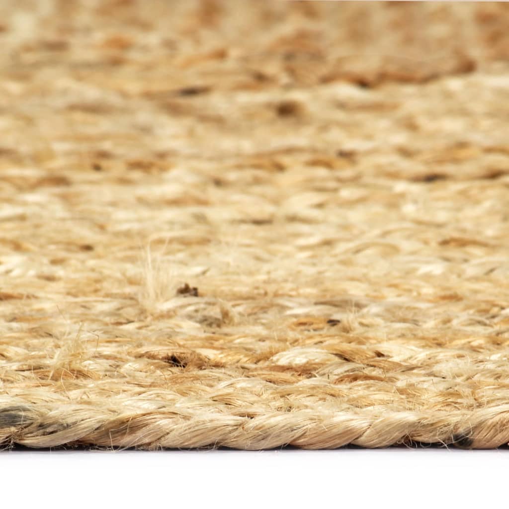 Teppich Handgefertigt Jute Natur 80x160 cm