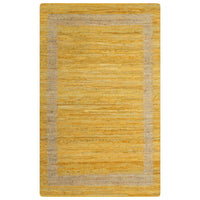 Thumbnail for Teppich Handgefertigt Jute Gelb 120x180 cm
