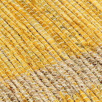 Thumbnail for Teppich Handgefertigt Jute Gelb 160x230 cm