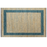Thumbnail for Teppich Handgefertigt Jute Blau 120x180 cm