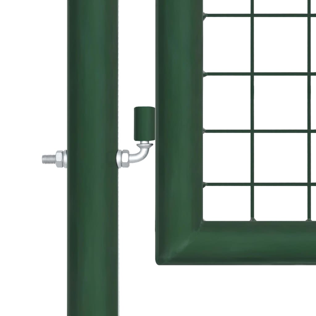 Gartentor Stahl 350 x 150 cm Grün