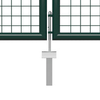 Thumbnail for Gartentor Stahl 500×100 cm Grün
