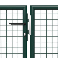 Thumbnail for Gartentor Stahl 500×100 cm Grün