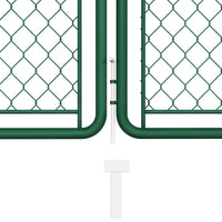 Thumbnail for Gartentor Stahl 75x395 cm Grün