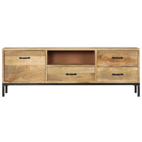 Thumbnail for TV-Schrank 130 x 30 x 45 cm Mango-Massivholz