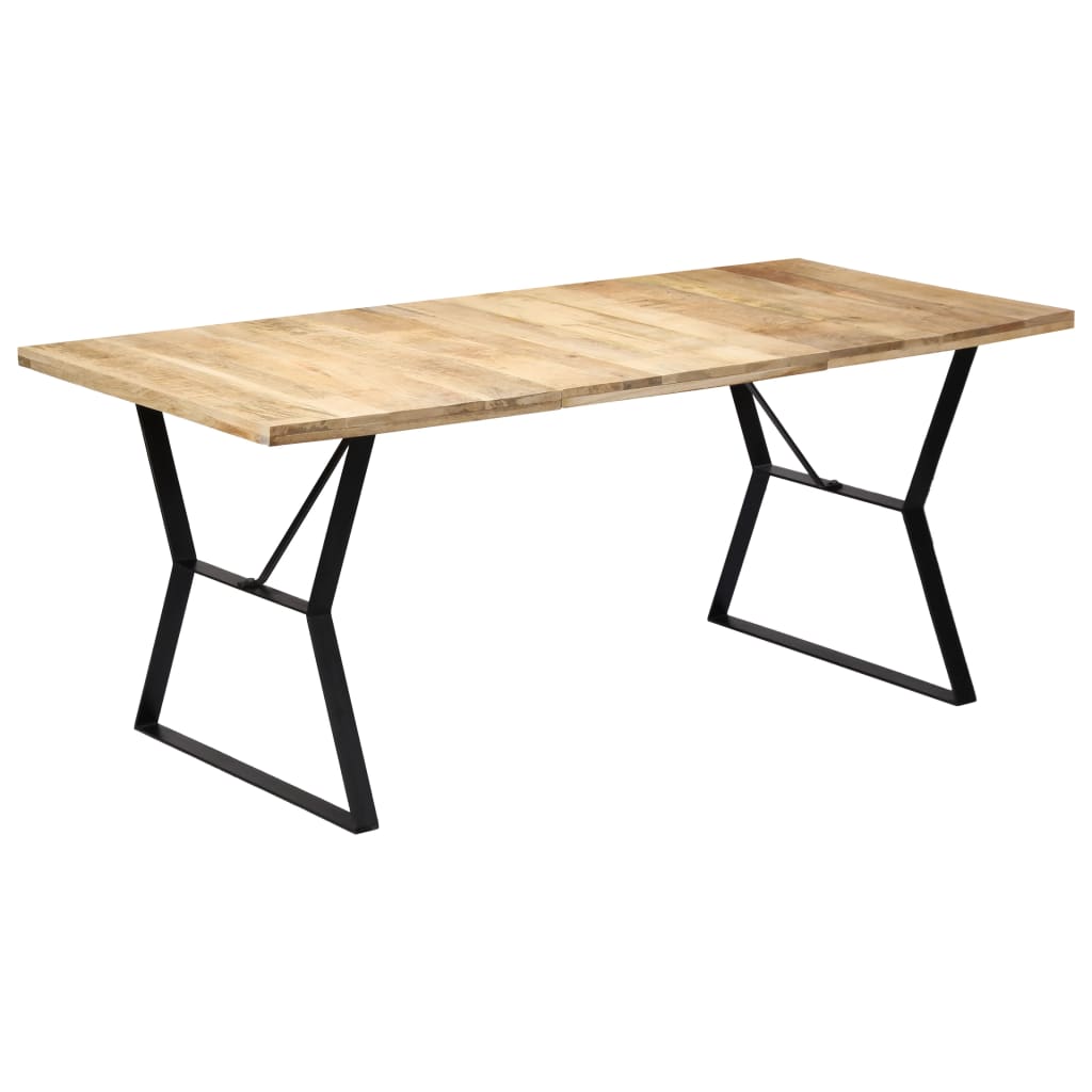 Esstisch 180 x 90 x 76 cm Massivholz Mango