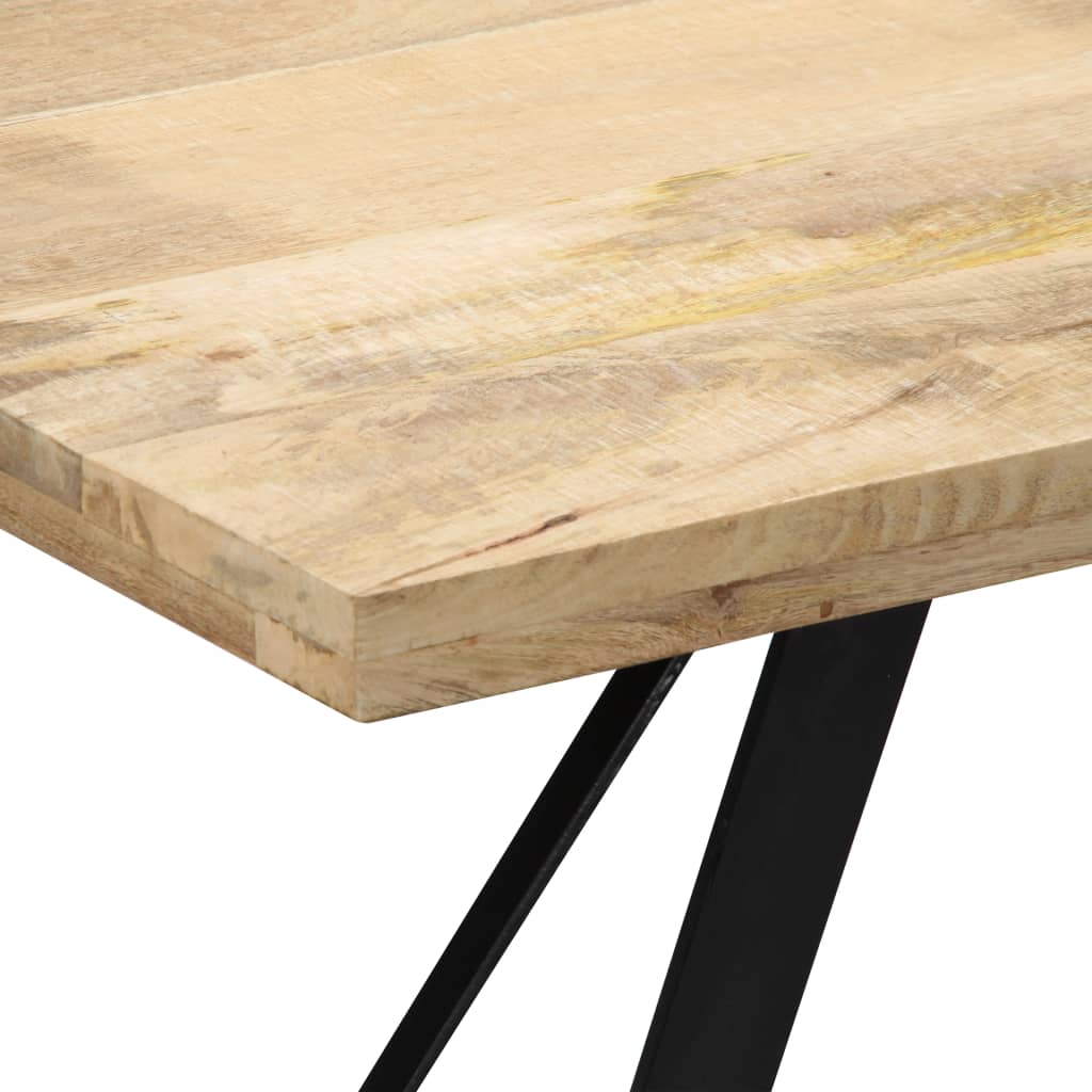 Esstisch 140 x 80 x 76 cm Mango-Massivholz
