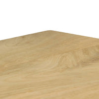 Thumbnail for Esstisch 115 x 55 x 76 cm Massivholz Mango und Stahl