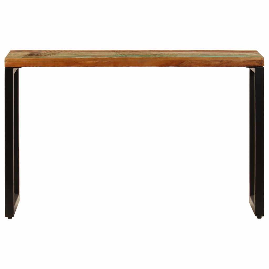 Konsolentisch 120x35x76 cm Altholz und Stahl